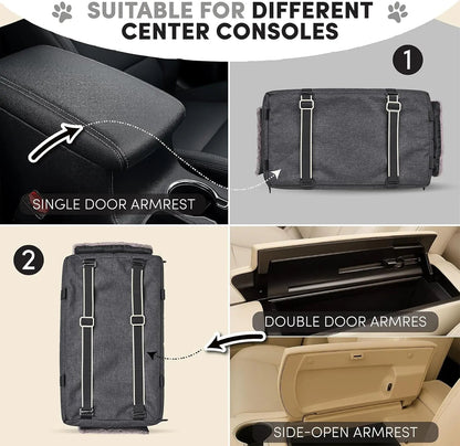Center Console Dog Car Seat – Portable Pet Booster