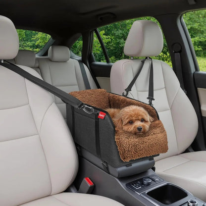 Center Console Dog Car Seat – Portable Pet Booster